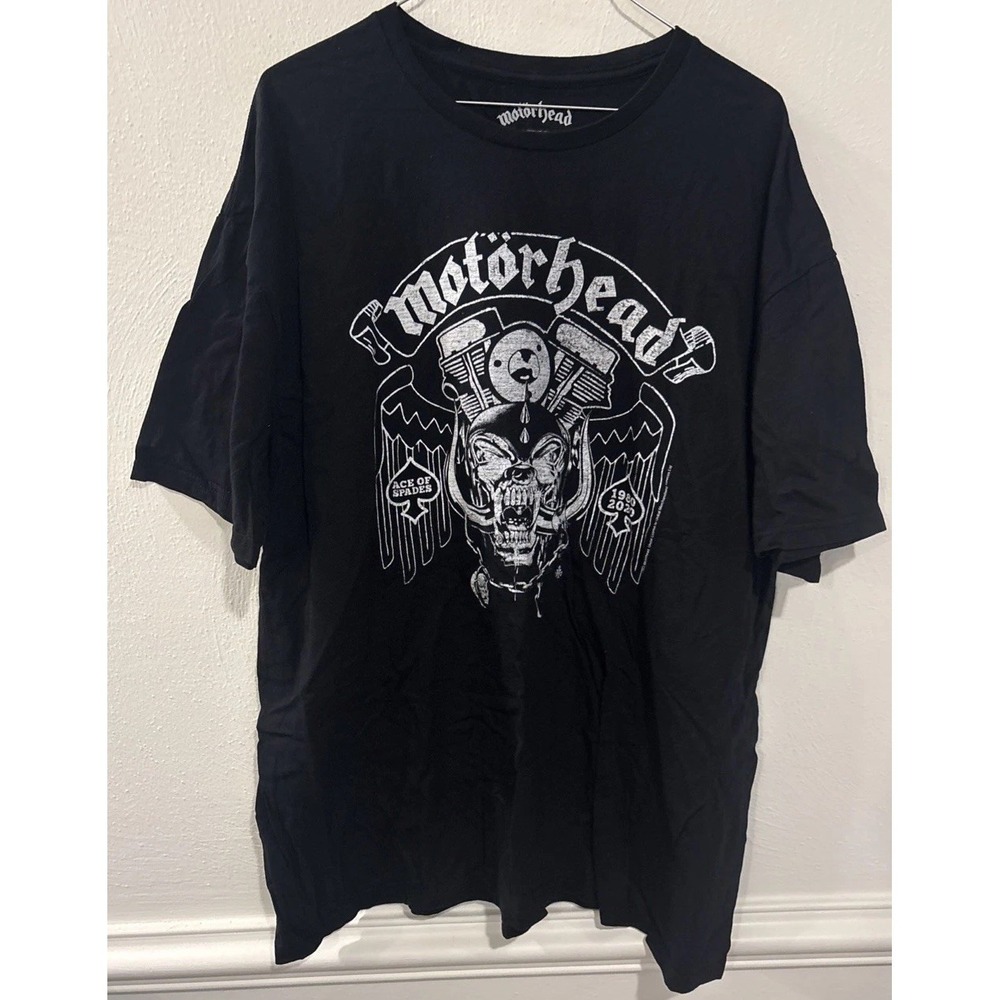 Motorhead Ace Of Spades T Shirt Mens 2XL Black Heavy Metal Band Tee